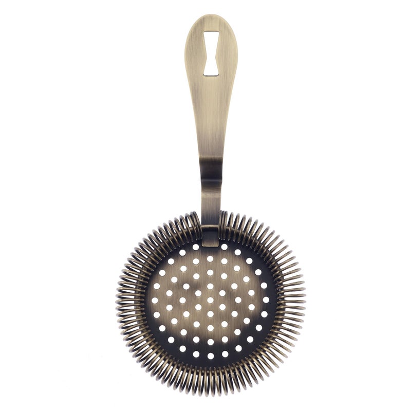 Barfly Deluxe Antique Hawthorne Spring Strainer Antique Gold - Image 2