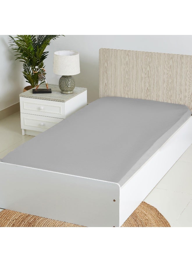 Home Box Ballina Solid Cotton Single Fitted Sheet 200 x 33 x 90 cm - Image 4