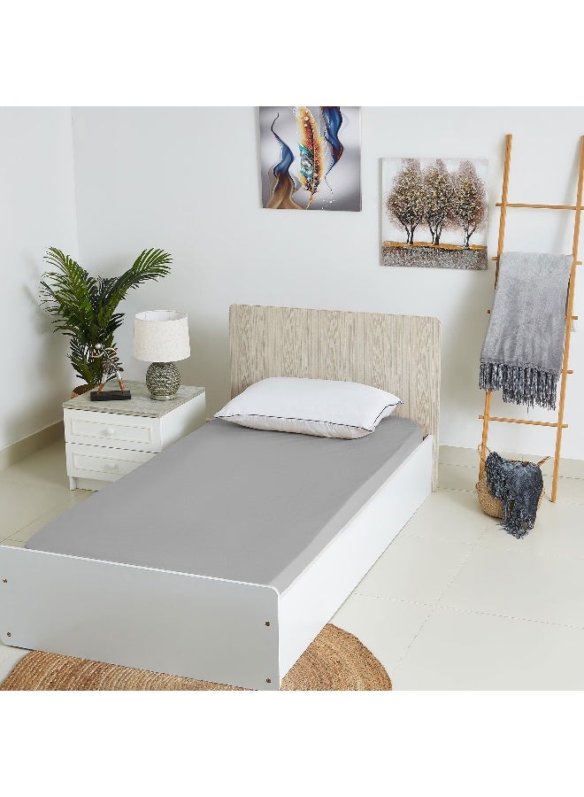 Home Box Ballina Solid Cotton Single Fitted Sheet 200 x 33 x 90 cm - Image 3