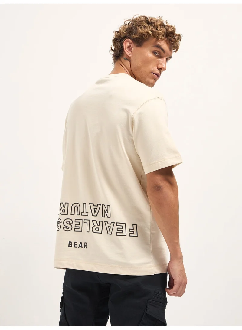 THE BEAR HOUSE  Men’s Short Sleeve T-Shirt | Casual, Comfortable & Stylish Everyday Wear | Perfect for Work, Travel, or Relaxed Outfits | Versatile All-Season Essential for Any Occasion for Men | Best Price UAE