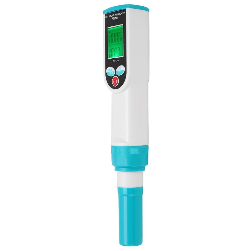 FH 77 Hydrogen Tester Pen, Portable Digital Hydrogen Meter, Dissolved Hydrogen Tester for Aquarium and Lab Use, with Automatic Temperature Compensation and Low Voltag - Image 2