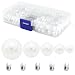 BDS-HOME 1670pcs White Pearl Beads with Rivet Studs Pearl Setting Machine Accessories 5 Size no Holes Pearl Beads for DIY Crafts and Decoration - Image 2