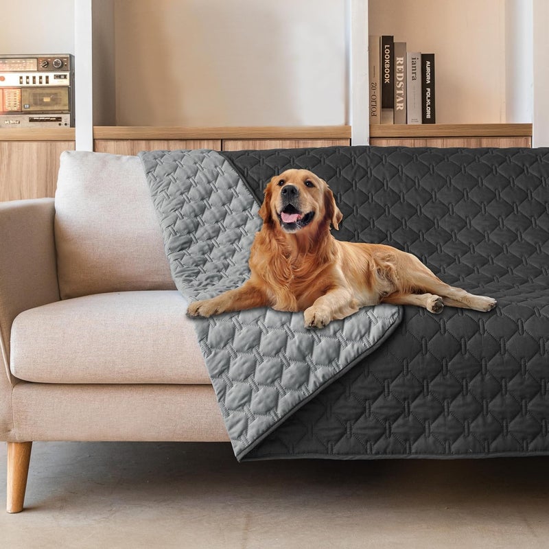 Waterproof Double-Sided Dog Bed Sofa Cover , Slip-Resistant Pet Blanket Furniture Protector for Pets Dog Cat, Washable Couch Cover (Small, 130x200cm) - Image 1