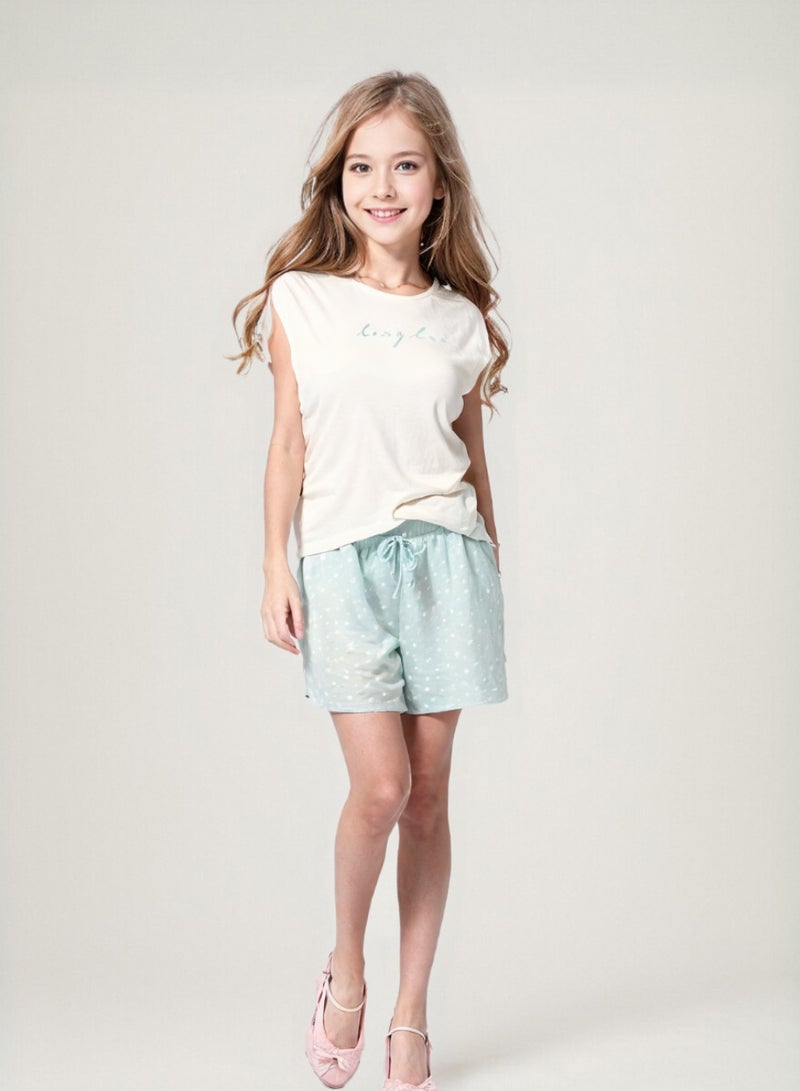 Lorylux Rose Girls Pajama T-Shirt – Soft Organic Cotton Sleepwear - Image 4