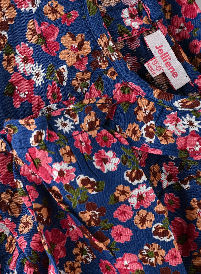 جيلين فستان بطبعة زهور - Image 4