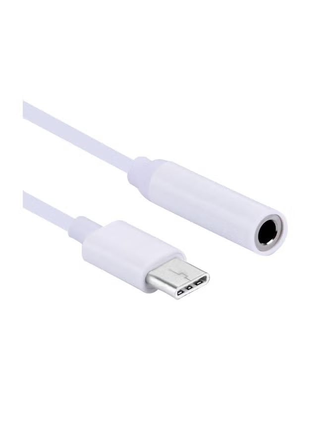 Reacon محول صوت USB نوع-C إلى AUX أبيض - Image 2