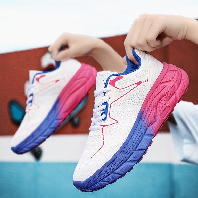 Outdoor Agent Lt168 Breathable Shock Absorbing Rebound Jogging Shoes Lightweight All-Match Jumping Rope Anti-Twist Sneaker - Image 2