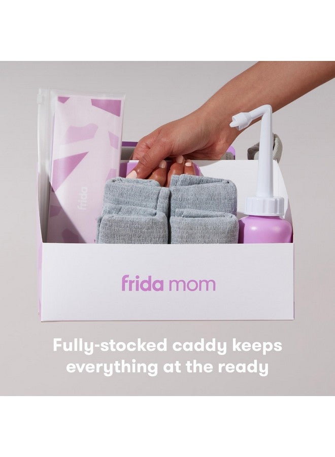 Frida Mom Frida Mom C-Section Recovery Must Have Kit for Labor, Delivery, & Postpartum, Socks, Peri Bottle, Disposable Underwear, Abdominal Support Binder, Shower Wipes, Silicone Scar Patches, & Toiletry Bag - Image 5