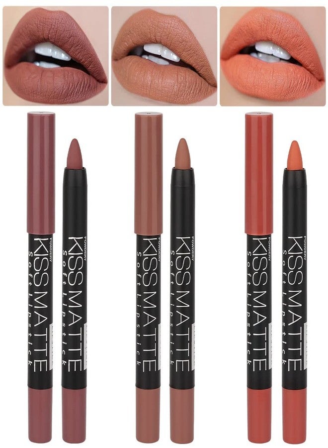 BINGBRUSH 3 Colors Longwear Lipstick Pack Set, Matte Color Stick Ultimate Lip Crayon for Makeup Collection - Nourishing Waterproof Velvet Lipgloss Lip Stain (08# 17# 19#) - Image 1