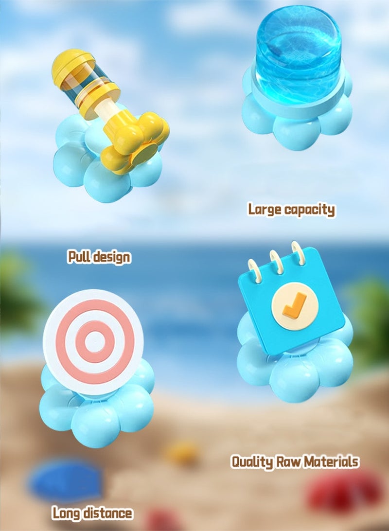 Leon Home 4 Piece Kids Water Blasters Soakers Water Gun Set for Outdoor Summer Fun, Beach, Pool & Backyard Play - Image 2