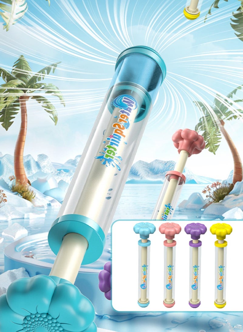 Leon Home 4 Piece Kids Water Blasters Soakers Water Gun Set for Outdoor Summer Fun, Beach, Pool & Backyard Play - Image 1