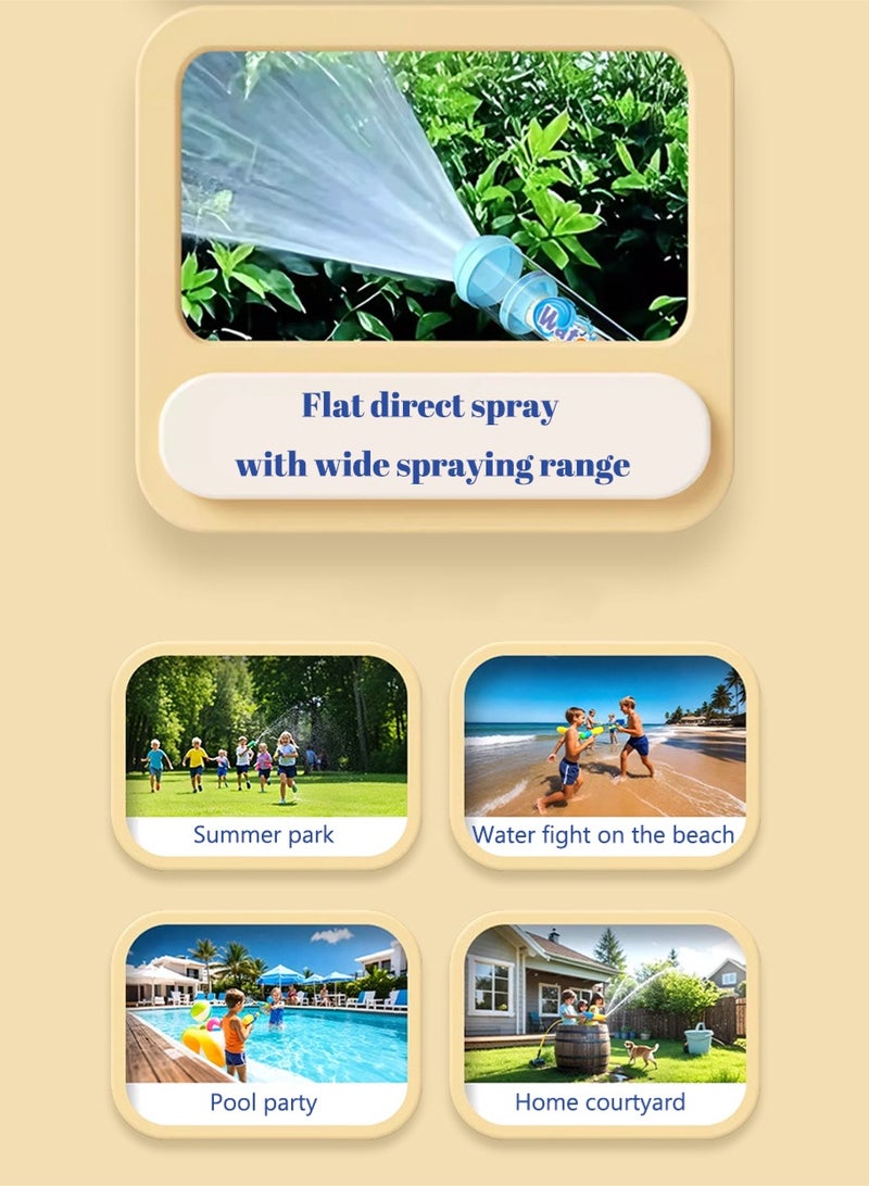 Leon Home 4 Piece Kids Water Blasters Soakers Water Gun Set for Outdoor Summer Fun, Beach, Pool & Backyard Play - Image 5