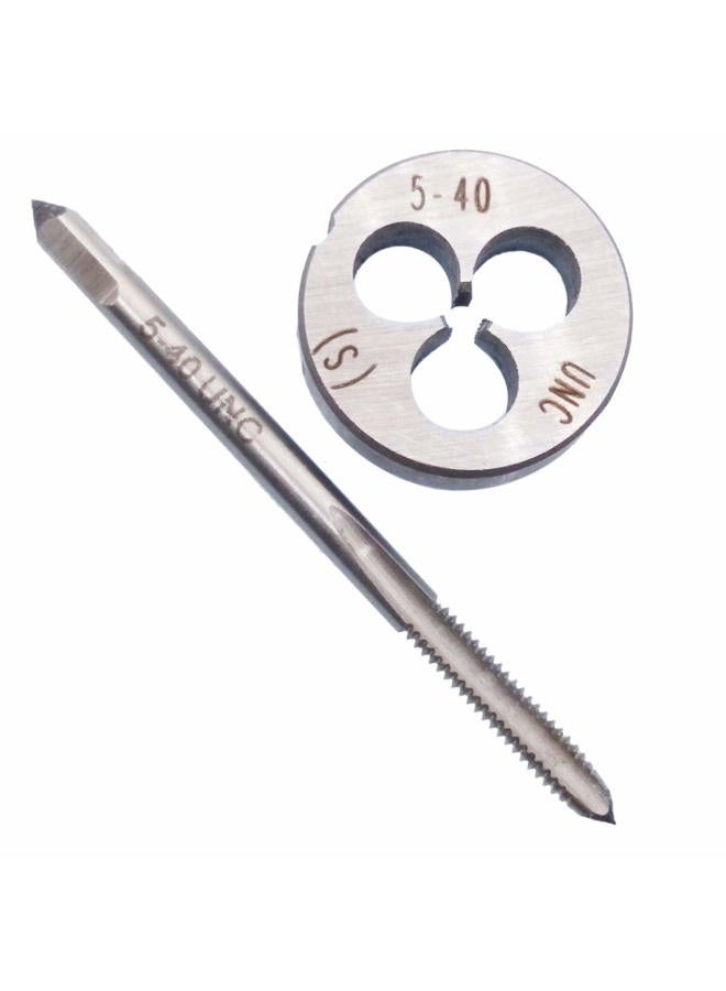 Yodaoke HSS 5-40 UNC Tap and 5-40 UNC Die Right Hand - Image 1