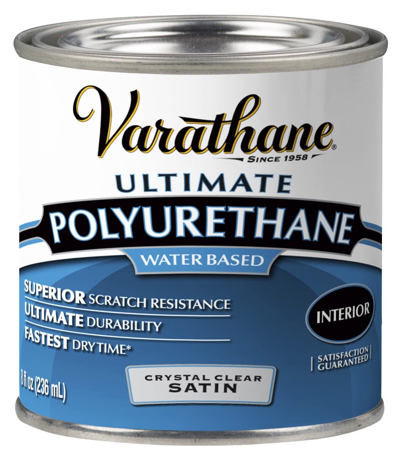 VARATHANE فاراثان 200261H بولي يوريثان نهائي قائم على الماء، نصف لتر، تشطيب ساتان - Image 1
