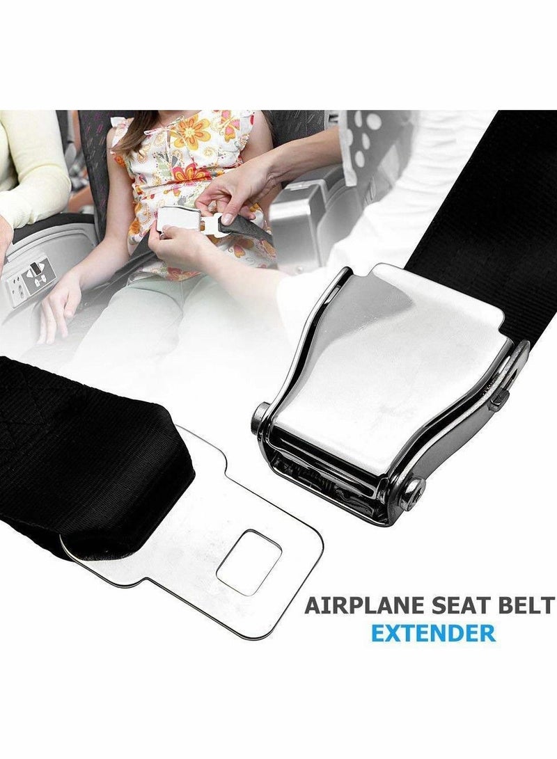 Excefore Airplane Seat Belt Extender, Adjustable Airplane Seat Seat Belt for Your Comfortable Travel (1 Pack) - Image 4