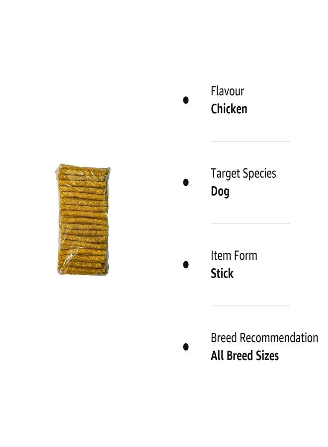 Tradesk Chicken Flavored Dog Munchy Chew Sticks - 1kg Pack | Healthy Dog Treats for All Breeds & Sizes | High Protein Dog Chewsticks | Natural Chewy Sticks for Strong Teeth & Gums - Image 3