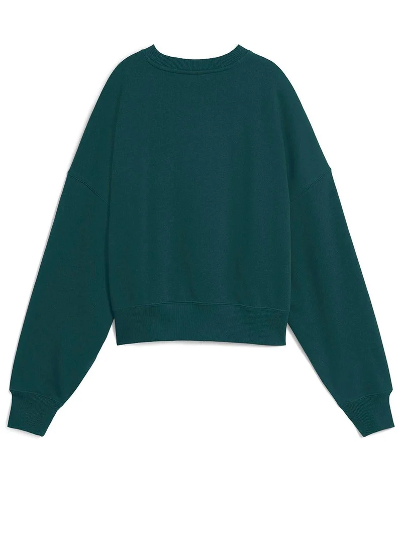 PUMA green terrain Oversized Graphic Women's Crew Sweatshirt for Women | Best Price UAE