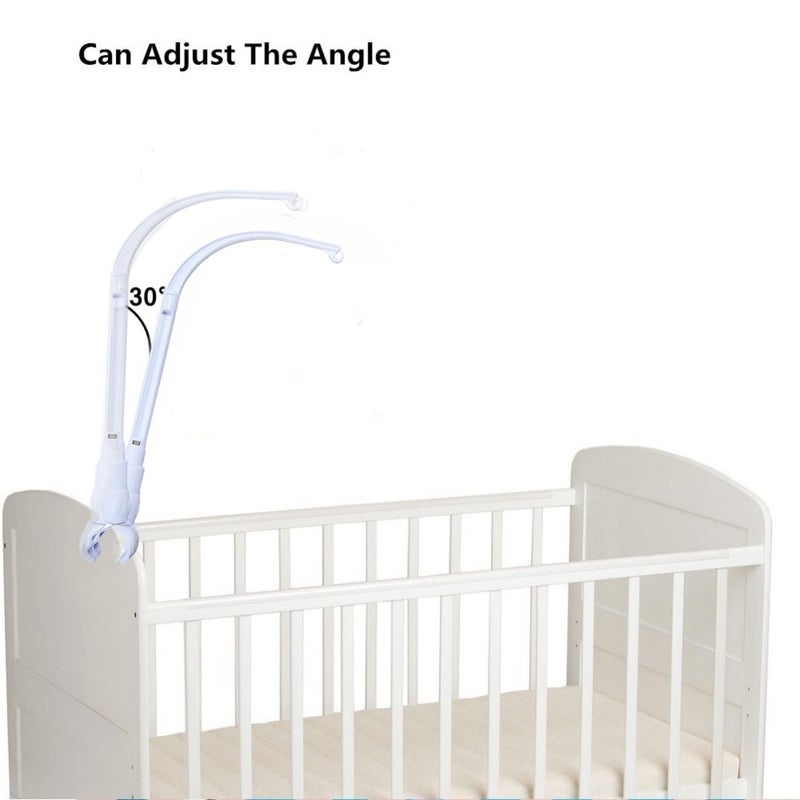 Accfore DIY 23 inches Crib Mobile Arm Nursery Mobile arm Baby Mobile Hanger, Mobile arm for Crib,The Claw Part can be Adjusted Width,DIY Toy Decoration (Crib Mobile Arm) - Image 4