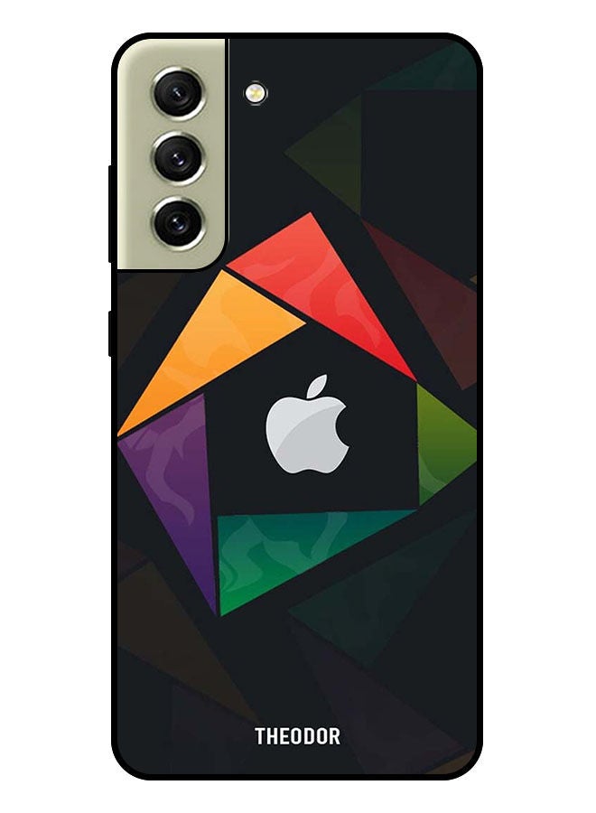 Theodor Protective Case Cover For Samsung Galaxy S21 FE  Apple Triangle Logo - Image 1