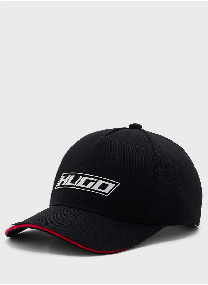 HUGO Kids Logo Curved Peak Caps