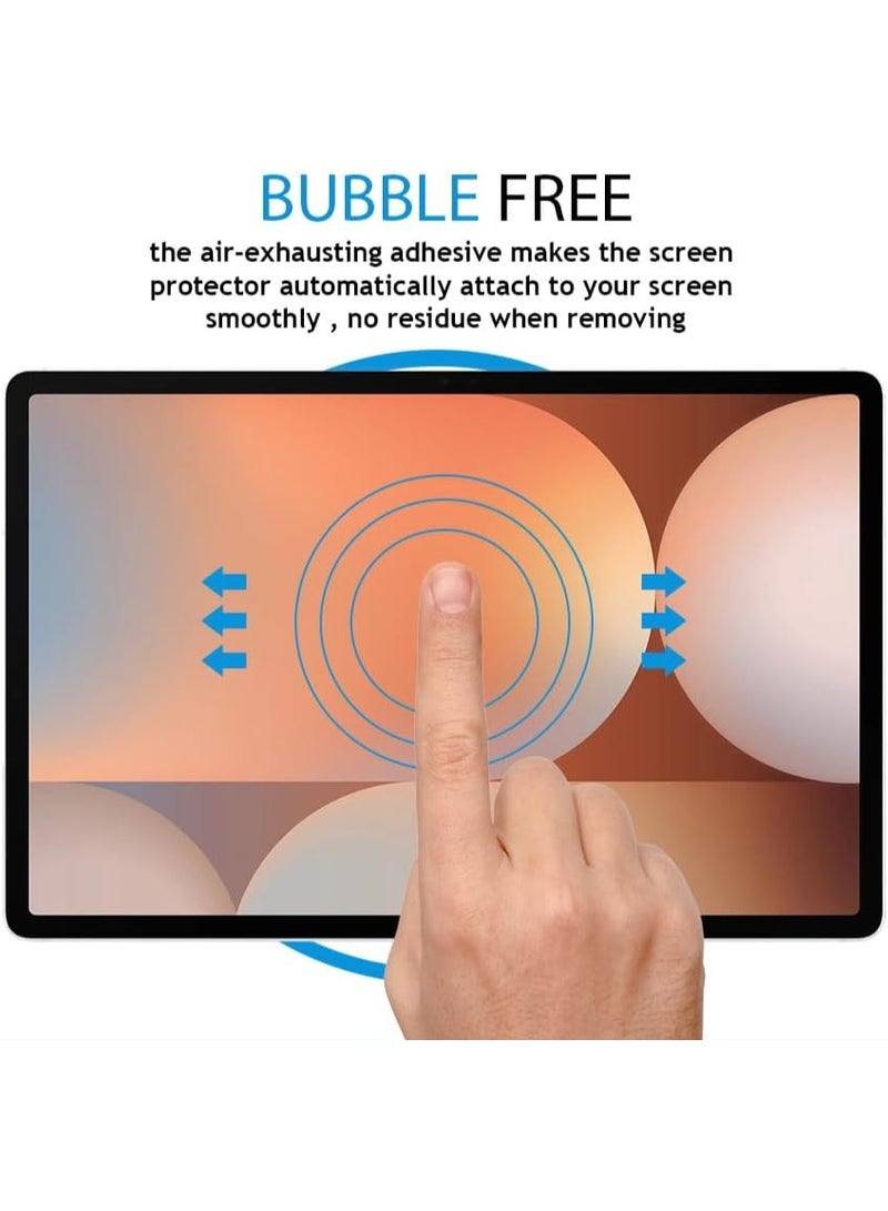 MIGOFAST Samsung Galaxy Tab S10 FE Plus Screen Protector S10 FE+ 2025 (13.1 Inch), 9H Hardness Tempered Glass Film Easy Installation, HD Clear, Scratch-resistant Tablet S10fe+ - Image 3