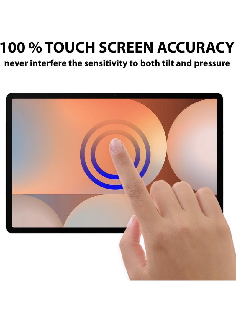 MIGOFAST Samsung Galaxy Tab S10 FE Plus Screen Protector S10 FE+ 2025 (13.1 Inch), 9H Hardness Tempered Glass Film Easy Installation, HD Clear, Scratch-resistant Tablet S10fe+ - Image 2