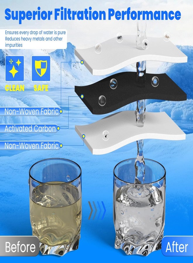 PANDEELS DA29-00003G Water Filter Replacement for Samsung DA29-00003B, DA29-00003A, Aqua-Pure Plus, HAFCU1, RFG237AARS, FMS-1, WSS-1, 2 Pack - Image 4