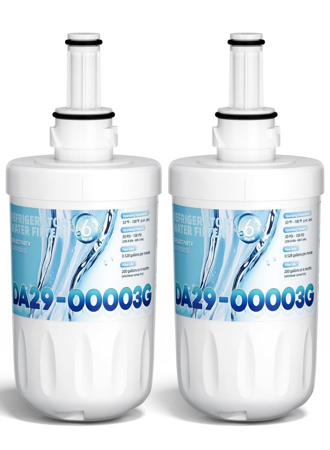 PANDEELS DA29-00003G Water Filter Replacement for Samsung DA29-00003B, DA29-00003A, Aqua-Pure Plus, HAFCU1, RFG237AARS, FMS-1, WSS-1, 2 Pack - Image 1