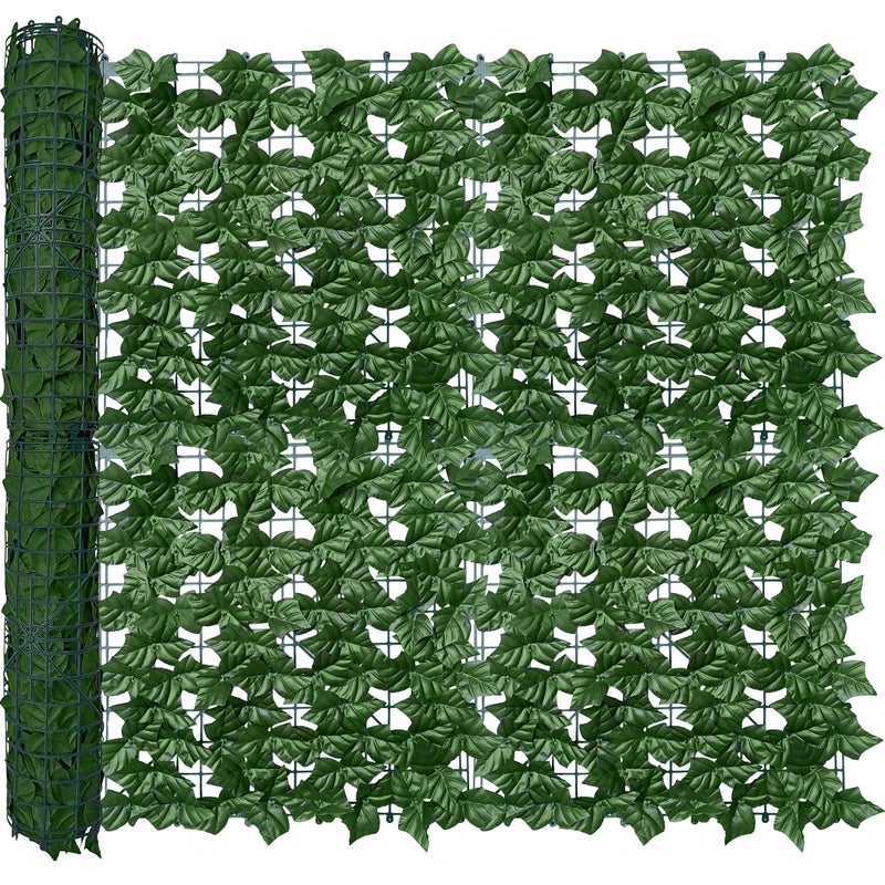 ODTORY Artificial Ivy Privacy Fence Wall Screen,40X120 in UV-Anti Faux Greenery Backdrop Ivy Vine Leaf Hedges Fence Panels for Patio, Balcony, Garden, Backyard Indoor Outdoor Green Wall Decor - Image 1