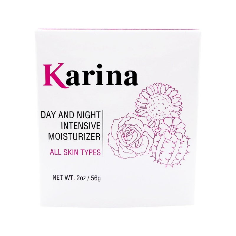 Karina Skincare - Day and Night Intensive Moisturizer Face Cream - Soothing Vitamin E Cream - Helps Calm, Hydrate & Restore - Daily Moisturizer for Dry Skin & Sensitive Skin - Travel Size 2oz - Image 2