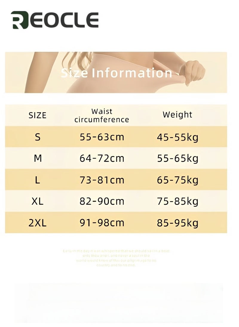 REOCLE Women's Shapewear Panties Underwear Waist Cincher Girdle Tummy Slimmer Thong Panty Shapewear Slim Smooth Panty - Image 3