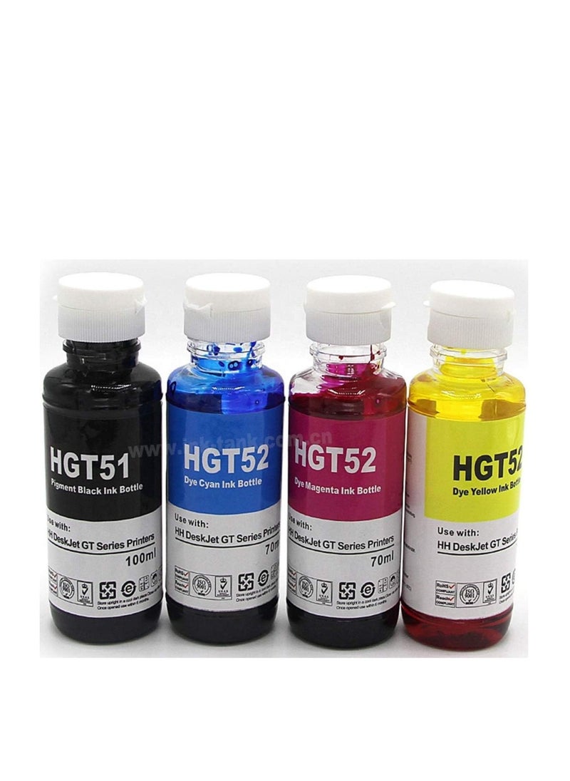 Terabyte Ink Refill Kit Compatible with HP 61 60 62 63 564 920 901 902 932 933 934 940 950 951 952 94 95 96 Inkjet Printer Cartridges Refillable Ink 4 Colors 