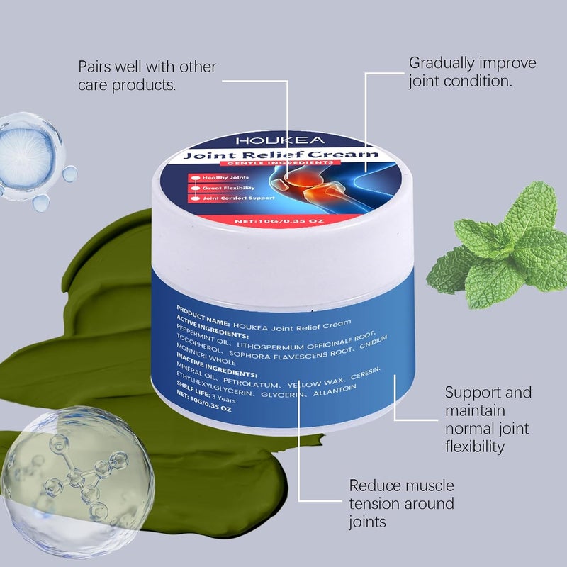 Joint Care Cream with Peppermint Oil & Vitamin E for Daily Joint Discomfort Relief 2pcs - Image 4