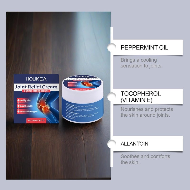 Joint Care Cream with Peppermint Oil & Vitamin E for Daily Joint Discomfort Relief 2pcs - Image 2