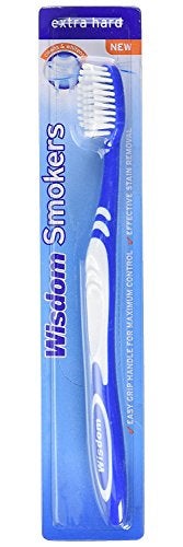 Wisdom Smokers Toothbrush Extra Hard Color May Vary