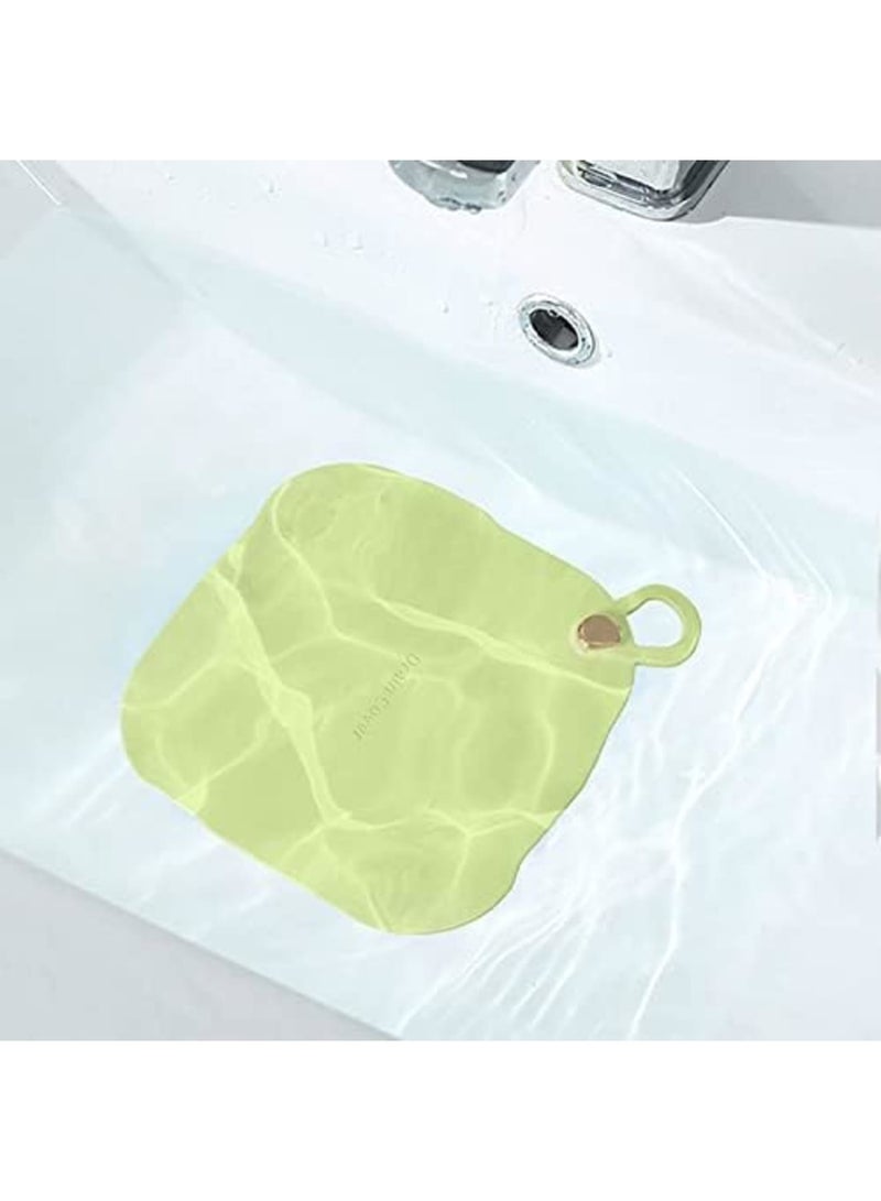 Tub Stopper Silicone Floor Drain Anti-Odor Mat, Sewer Mat Deodorizing Drain Plugs, Kitchen Seal Sewer Deodorization Cover for Kitchen, Bathroom and Laundry (5.7x5.7 Inch) - Image 3