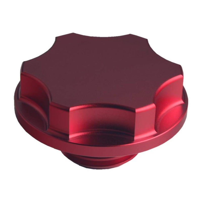 DEWHEL Billet Aluminum Oil Fill Cap for 19992010 Ford Powerstroke Diesel 60L 73L 64L Red
