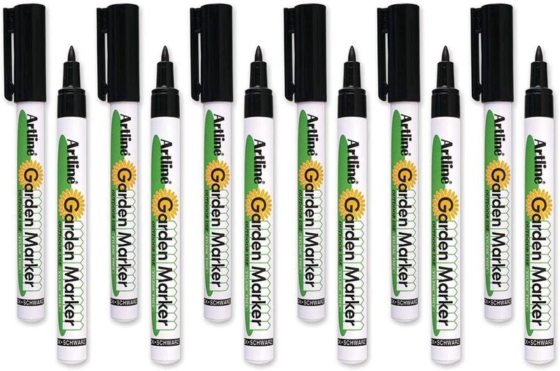 Art Line Garden Markers, 0.8 mm Writing Width, Black, 12 Pack (EK-780) - Image 1
