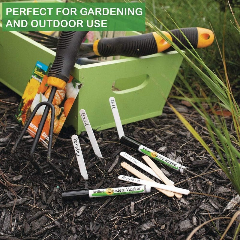 Art Line Garden Markers, 0.8 mm Writing Width, Black, 12 Pack (EK-780) - Image 3