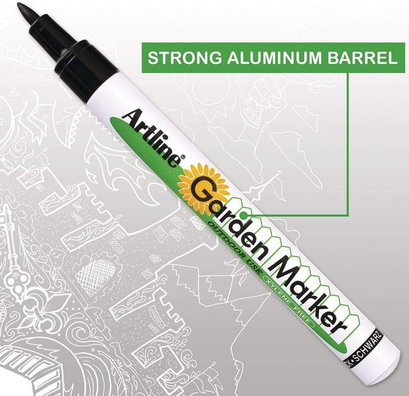 Art Line Garden Markers, 0.8 mm Writing Width, Black, 12 Pack (EK-780) - Image 5