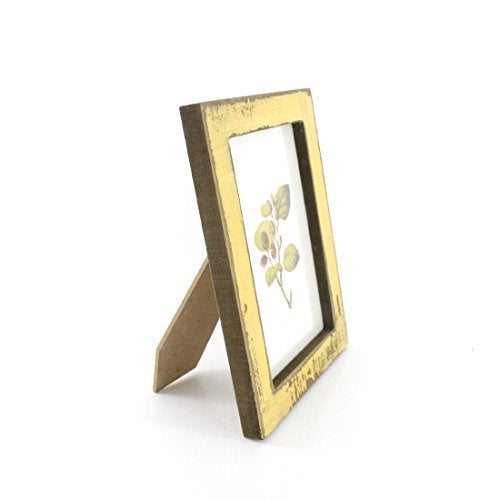 Zhenzan Frames 4x6 Inches Simple Rectangular Desktop Family Picture Photo Frame (Yellow) - Image 3