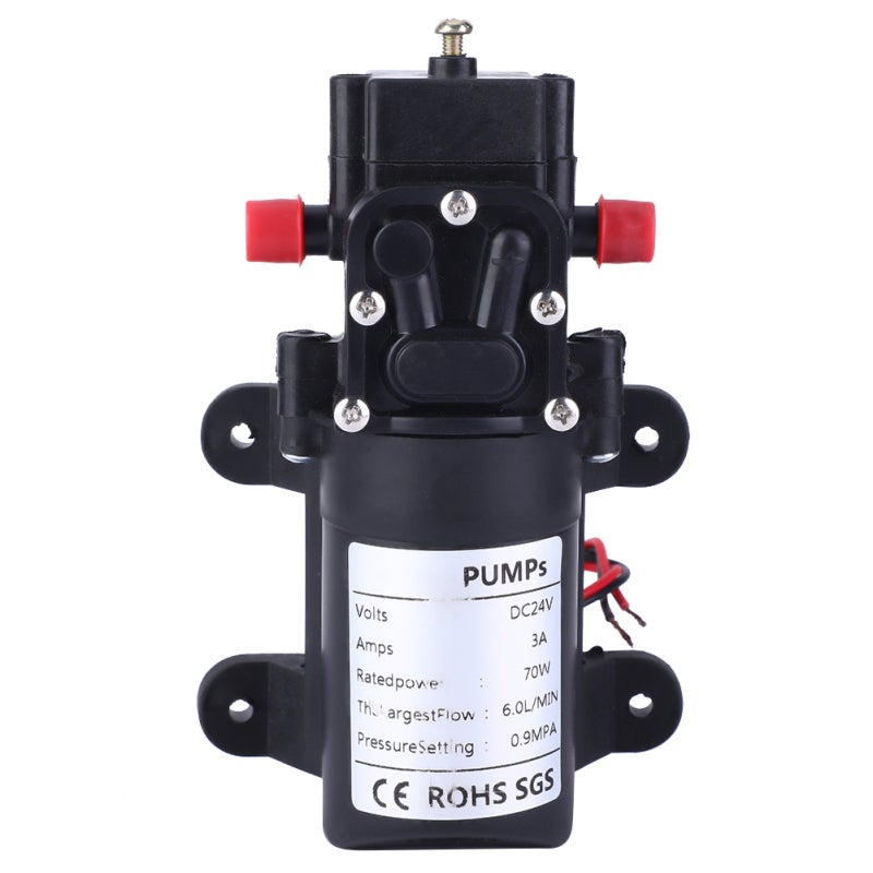 Diaphragm Pump High Pressure Single Suction 9Kg Maximum Pressure - Low Noise Operation Corrosion-Resistant Material Clean Water Pump for Home Kitchen - Image 1
