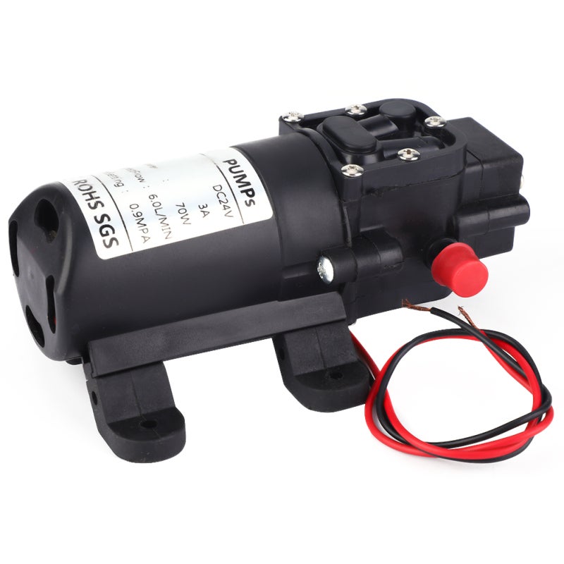 Diaphragm Pump High Pressure Single Suction 9Kg Maximum Pressure - Low Noise Operation Corrosion-Resistant Material Clean Water Pump for Home Kitchen - Image 2