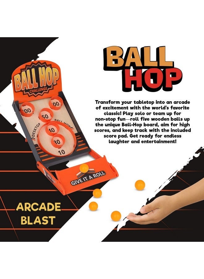 Point Games Ball Hop Game - Collapsible Arcade Games - Solo Or Team Home Tabletop Game For Party Activity Birthday - Easy Setup (Small) - Image 4