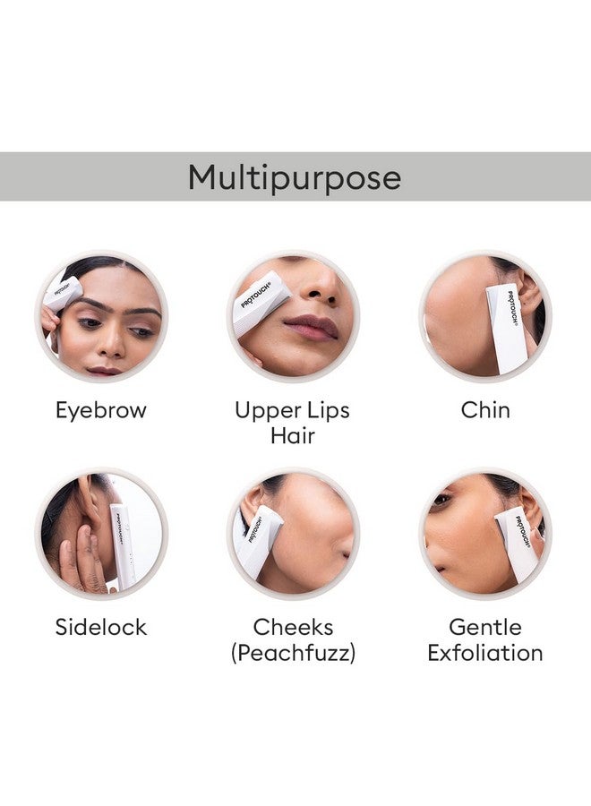PROTOUCH Dermaplaning Attachments (Facial Hair Remover + Eyebrow Grooming) - Image 4