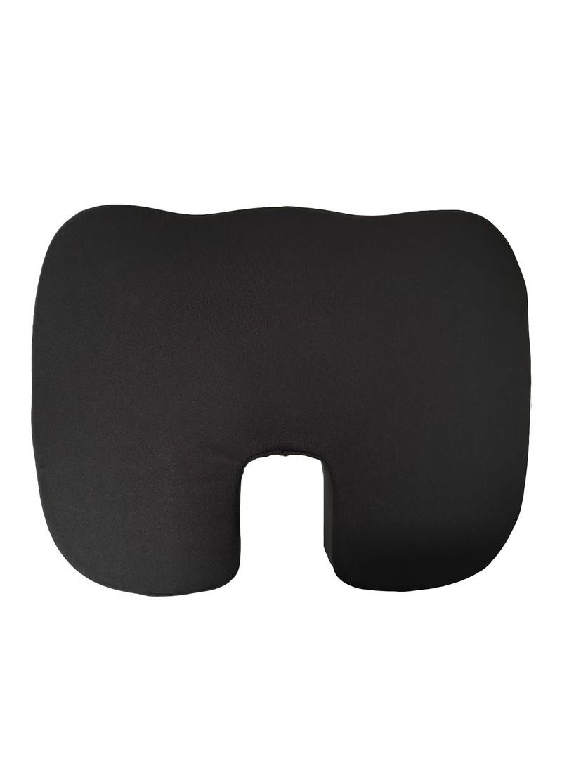 3XR High Quality Pillow Seat Cushion For Car Chair Home Office, Contoured Seat Cushion Memory Foam Pillow, 1 Pcs Black - Image 2