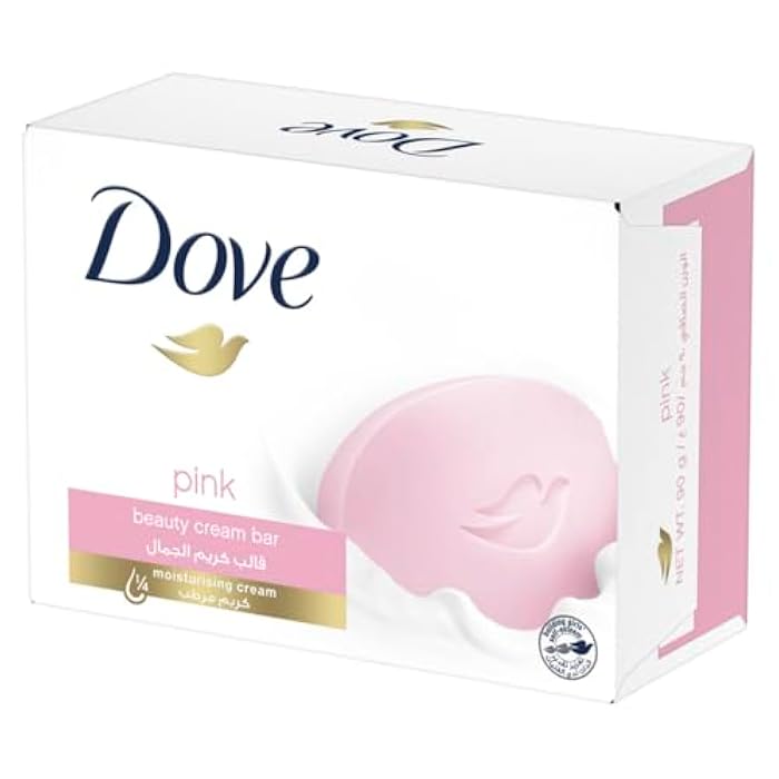 Dove Beauty Cream Bar Soap Pink Made with ¼ moisturizing cream 90G - Image 1