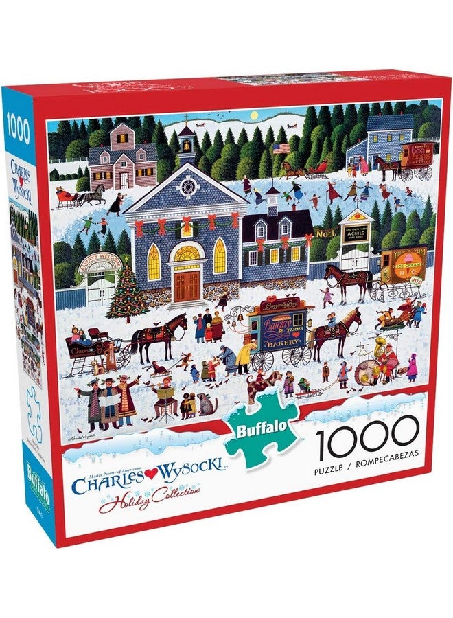 Buffalo Games - Charles Wysocki - Churchyard Christmas - 1000 Piece Jigsaw Puzzle - Image 4