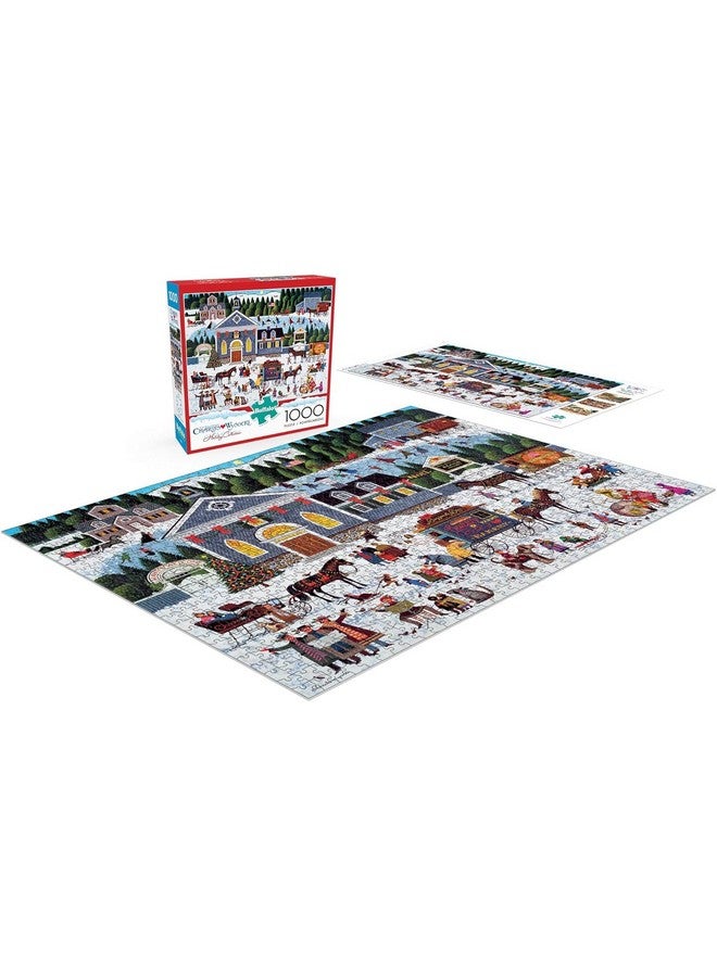 Buffalo Games - Charles Wysocki - Churchyard Christmas - 1000 Piece Jigsaw Puzzle - Image 5