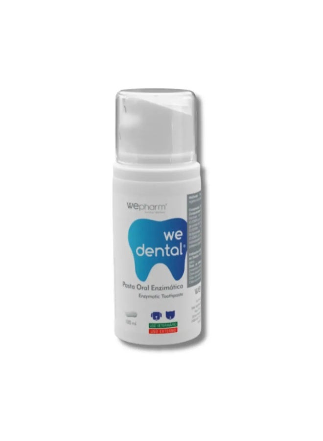 WEPHARM WeDental Enzymatic Toothpaste, Antibacterial & Anti-Tartar Dental Care for Dogs & Cats, 100 ml